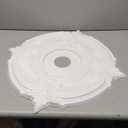 Ekena Millwork CMP22AT Attica Thermoformed PVC Ceiling Medallion (Fits Canopies up to 7 3/4"), 22"OD x 3 1/2"ID x 1"P (Unfinished)