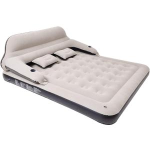 King Size Air Mattress Inflatable Bed with Headboard and Pillows,Blow Up Sofabed