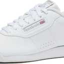 Reebok Princess Sneakers for Women, Comfortable Walking or Tennis Womens Shoes (9 Wide, Us-white)