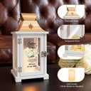 Memorial Gift for Loss of Sister Memorial Lantern Sympathy, Remembrance,Bereavement Gifts for Loss of Sister with LED Candle