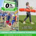 GoSports Gaga Ball Pit – 10 ft, 15 ft or 20 ft Portable Indoor/Outdoor Gagagon Pit for School, Camp or Home Use, Variable