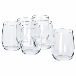 Wine Glasses Set of 6 (10 Oz), Stemless Wine Glass for Red and White Wine, Iridescent Diamond Shaped Glassware for Whiskey, Cocktail, Best Gift Anniversary, Wedding, Housewarming, Birthday