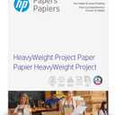HP HeavyWeight Project Paper, Matte, 8.5x11 in, 40 lb, 250 sheets, works with inkjet, PageWide, laser printers (Z4R14A)