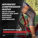 ACE Brand Flex Comfort Compression Knee Sleeve with Stabilizers 208701, Medium