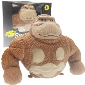TikTok Monkey - Funny Brown Gorilla Stress Relief Toy, Squeeze and Decompress, Easter Gift for Kids and Adults