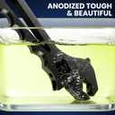 Adjustable AN Wrench 3AN-16AN - Lightweight Aerospace Aluminum, Black Anodized Finish for AN Hose & Fuel Line Fittings (Non-Scratch Jaw)