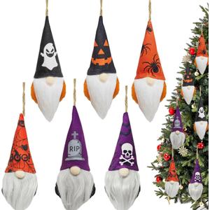 2 x Halloween Tree Ornaments Hanging, Halloween Tree Decorations and Ornaments for Home Party Indoor Decorations
