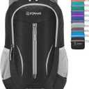 ZOMAKE Ultra Lightweight Packable Backpack 25L, Foldable Hiking Backpacks Water Resistant Small Folding Daypack for Travel(Black)