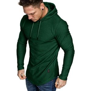 Lexiart Mens Fashion Athletic Hoodies Sport Sweatshirt Solid Color Fleece Pullover (3X-Large, Dark Green)