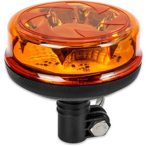 1Pcs Led Beacon Light Yellow Strobe Lights for Trucks 12V 24V Orange Beacon Light Rotating Beacon with 6 Modes for Car Truck UTV SUV Tractor Forklift Golf Cart Trailer