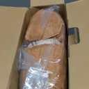 Amlie Home Luxury Striped Faux Fur Throw Blanket for Couch, Soft Cozy Fuzzy Fluffy Soft Plush Blankets Sofa Chair Gift Blankets for Women, 55"x70", Brown (Textured Orange Brown)