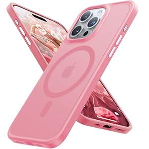 TORRAS Magnetic Shockproof for iPhone 15 Case iPhone 14 Case, 12FT Military Grade Drop Protection, Translucent Slim Protective Anti-Scratch, Black