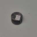 Thirstystone 4 Pack Natural Black Marble Round Coasters with Protective Felt Feet on The Bottom 4" Diameter Elegant Heat Tolerant Easily Wipes Clean