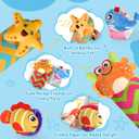 URMYWO Wrist Rattles for Baby - Rattle Socks - Foot Finder Set - Baby Toys for 0-12 Months Infant - Newborn Essentials - Early Learning Sensery Toys for Boy Girl as Shower Gifts