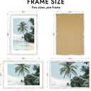 Hongkee 24x36 Frame, Distressed White Wood Style - Display Posters 20 x 30 with Mat or 24x30 without Mat, Wall Mounting Horizontal and Vertical, 1 Pack