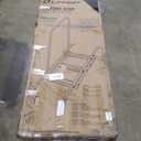 Lippert Victory Step Triple RV Steps for Toy Hauler Patio Systems with Entry Assist Handrail, 300-lb. Weight Capacity, 8" Rise, Anti-Slip Treads, Adjustable Legs/Step Pitch, Easy Storage - 2023024500