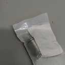 EVI Door Stops | Stainless Steel Door Stopper - Screw Fastening - Transparent Rubber Protector - 0.95 x 1.19 Inch Door Stop