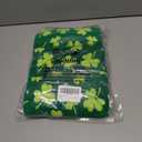 AEUEFUEA 3 Pack Green Shamrock Cotton Towels Set, 25" L x 16" W Hand Towels for Kitchen and Bathroom, Soft Absorbent Holiday Home Dcor