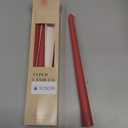 Simply Soson Red Taper Candles 10 inch Dripless, Set of 4, Dripless Taper Candle Sticks, Tall Candlesticks Long Burning Perfect for Dinner, Wedding, Party or Christmas Tapered Candles Decor