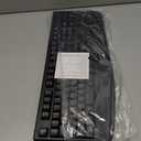 Wireless Keyboard, 2.4G Full-Sized Ergonomic Wireless Computer Keyboard with Wrist Rest for Windows, Mac OS Laptop/PC/Desktop/Notebook(Black)