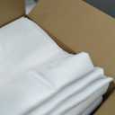 Fitable White Tablecloths for Rectangle Tables, 6 Pack - 70 x 120 Inches - Reusable and Washable Table Clothes for 6-8 Ft Tables, Polyester Fabric Table Covers for Wedding, Party, Banquet