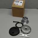 Lift and Turn Bathtub Tub Drain Assembly, Conversion Kit, Trim Waste and Single Hole Overflow Face Plate, All Brass Construction