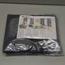 BGment Blackout Curtains 54 Inch Length 2 Panels Set, Dark Grey Room Darkening Curtains Black Out Thermal Grommet Curtains for Bedroom, 2 Panels, Each 46 x 54 Inch, Dark Grey