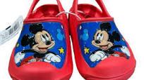 Mickey Mouse Toddlers Character Red Clogs Unisex Size 9-10
