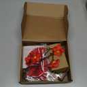 Traditional Chinese Wedding Cake Toppers - Set of 7 - Queen Figurine, Plum Blossom, Phoenix, 3 pcs Fans and Doll Base