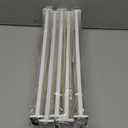 5 Pack Drawer Dividers 3.7" High Slim Organizers Expandable 14.8-25.6" Adjustable Separators for Shallow Drawers Kitchen Utensils Baby Clothes Underwear Storage-White(Long)