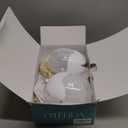 Hands Free Breast Pump Wearable MY-375 - Strong Suction, Low Noise, Wearable Breastfeeding Pump with 4 Mode &12 Levels, Portable Electric Breast Pump 24mm - 19/21/Insert/Flange, 2 Pack (White)