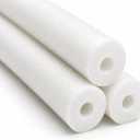 Chochkees Pool Noodles 52" x 2.5" Inch Swimming Hollow Core Foam Tube, Floating Thick Noodles for Floating, Pool Accessories, 3-Pack, White