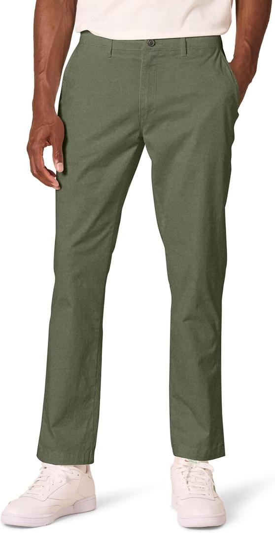 Amazon Essentials Men's Athletic-Fit Chino Pants (Green)