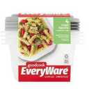 GoodCook EveryWare Food Container 4-Pack Set, Large Square Containers