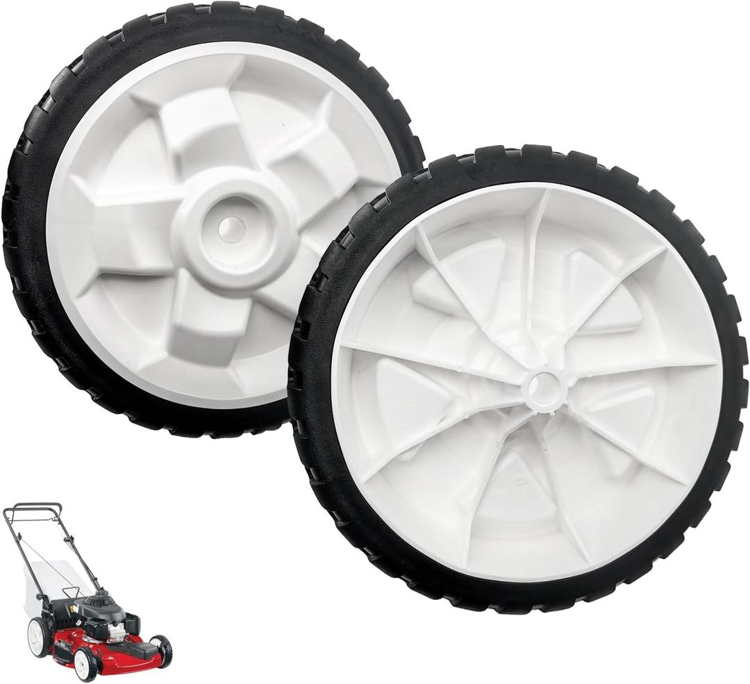 2 Pack 137-4833 Front Wheel Assemblies for Toro 22in Recycler Mowers, Compatible with 20332, 20333, 20334, 20337, 20372, 20373, 20374, 20955, 20958, 21762, 21763, 21764