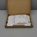 Floating Shelf for TV Components, White Floating TV Stand Wall Mounted Media Console Shelf Mini Storage Box Router Shelf for Home(White)