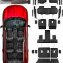 Full Set Floor Mats for Chevy Traverse/GMC Acadia 2024 2025 2026(7 Seats)& for Buick Enclave 2025 2026, All Weather TPE Cargo Liner, Seat Back Mats & Door Sill Guards, Car Accessories for Chevrolet