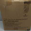 INVENHO Extra Large Pet Heating Pad, Adjustable Temperature Waterproof Dog Cat Heating Pad with Timer, Electric Pet Heated Mat (XL: 47" x 28", Brown)