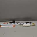 Demon Slayer Sword 41inch,with Display Stand and Belt, Rengoku Sword/Tanjiro Sword/Zenitsu Sword/Anime Original Texture,for Demon Slayer Cosplay and Collection,Various Styles (Red)