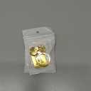 3 x A-Z Stainless Steel Letter Keychain - Alphabet Initial Key Ring for Men Women, Purse or Car Charm