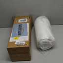 Amazon Basics Hypoallergenic Quilted Mattress Topper Pad, 18 Inches Deep, Twin, White