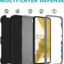 for Galaxy S22 5G case,Samsung S22 Heavy Duty case,[Military Grade Protective ],[Shockproof] [Dropproof] [Dust-Proof], Compatible with Samsung Galaxy S22 5G (Black/Gray)