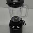 Toastmaster 5 Speed Blender with 48-oz Plastic Jar - Kitchen Blender with Stainless Steel Blades - For Fruit Smoothies & More - Multiple Speeds & Pour-Through Lid