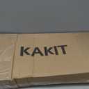 KAKIT 3 4 Bow Bimini Tops with Mesh Sidewalls Support Poles for Boats Marine Grade Canvas Top Includes 2 Straps Storage Boot 1 Inch Aluminum Frame