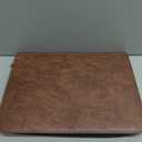 504 Pockets Classical Brown leather Card Binder, Premium 9-Pocket Trading Card Collectors Album, Side Load Card Holder for Various Trading Cards (Brown)