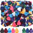 Yeshone 600 Pcs Guitar Picks Bulk Celluloid Picks Plectrums for Electric Acoustic Guitar Thin Medium Heavy Plectrums(9 Colors,0.46 mm)