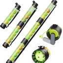 17 Balls Pickleball Ball Retriever & Ball Holder Storage with Strap, Back Saver for Pickleball Accessories, Quick for Pickleball Tube Ball Pickup (Green)