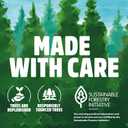 Brawny Tear-A-Square 3-Ply Paper Towels, 2 Double Rolls = 4 Regular Rolls, Strong, Absorbent, and Durable with 3 Sheet Sizes (Quarter, Half, Full)