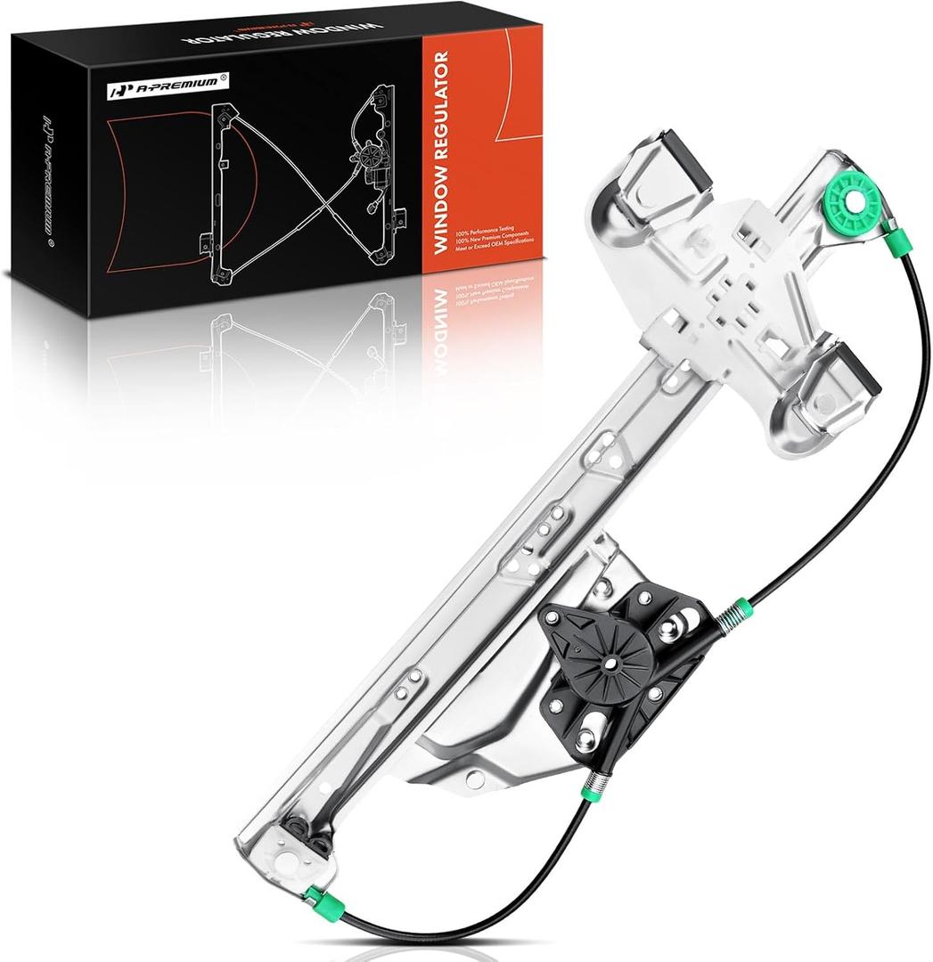 A-Premium Power Window Regulator without Motor Replacement for Cadillac DeVille 2000-2005 Rear Right Passenger Side