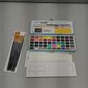 ARTISTRO 50 Color Watercolor Paint Set - Portable Paint Art Kit with Palette and Brush Pens - Travel Water Color Set for Adults, Professionals, Kids - Art and Painting Supplies - Gift Idea